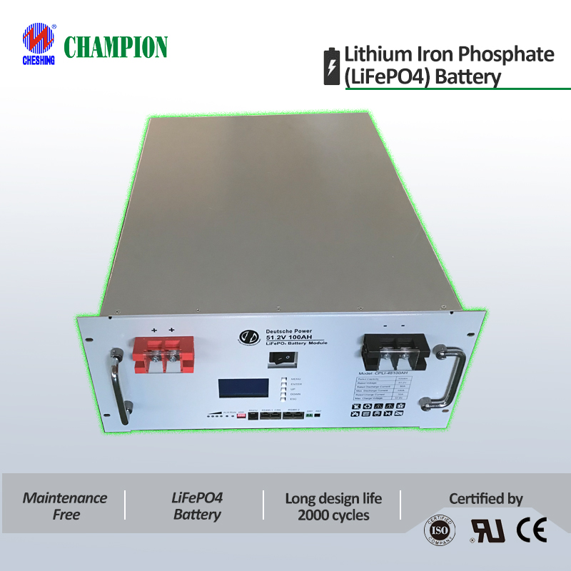 Champion 48V100Ah LiFePO4 Lithium Iron Phosphate battery for Solar