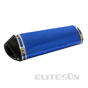Motorcycle Muffler /MUFLA TERMINAL -1-4 MILLA ALLOY AZUL-(D)