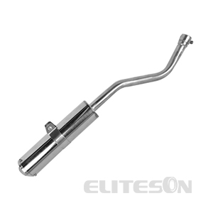 Motorcycle Muffler /MUFLA TERMINAL-MONTA?ERA-30-CM-CROMADO