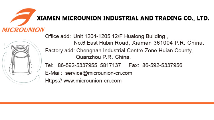 Xiamen Union Trade Co., Ltd. – Backpacks 1