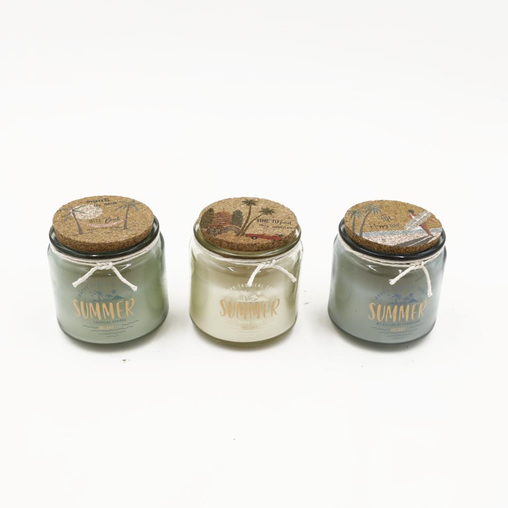 D7.5x8.8cm Scented Glass Candle
