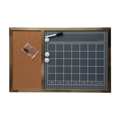 Magnetic blackboard Calendar & Corkboard
