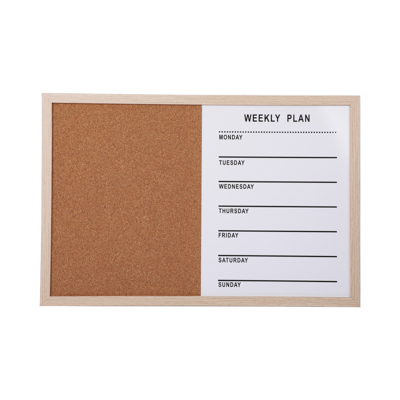 Dry Erase Cork Board Combo