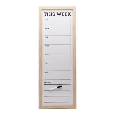 Long Magnetic White Board Bulletin Board