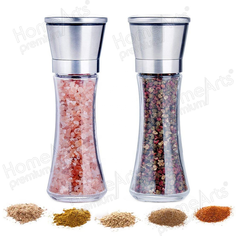 Pepper Grinders Stainless Steel Pepper Mill Grinder Salt and Pepper Grinder Set