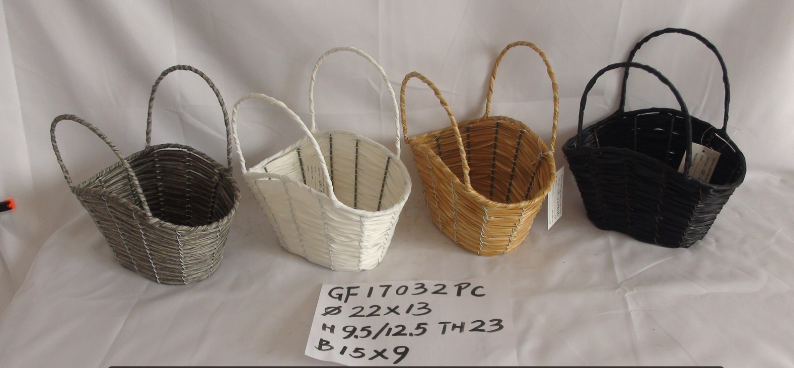 Papar string basket, flower basket， hang bag