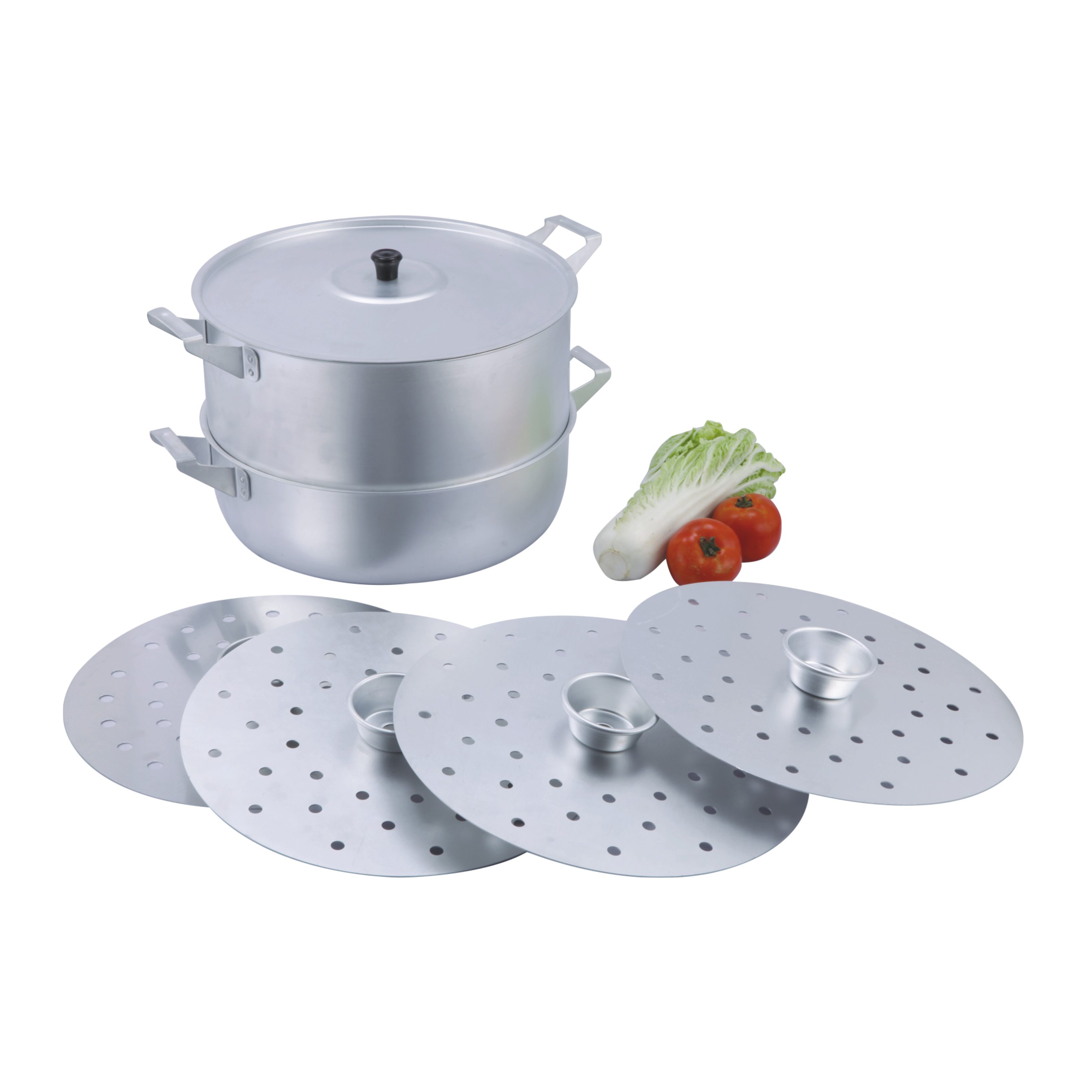 Aluminium Steamer Pot,Whiten