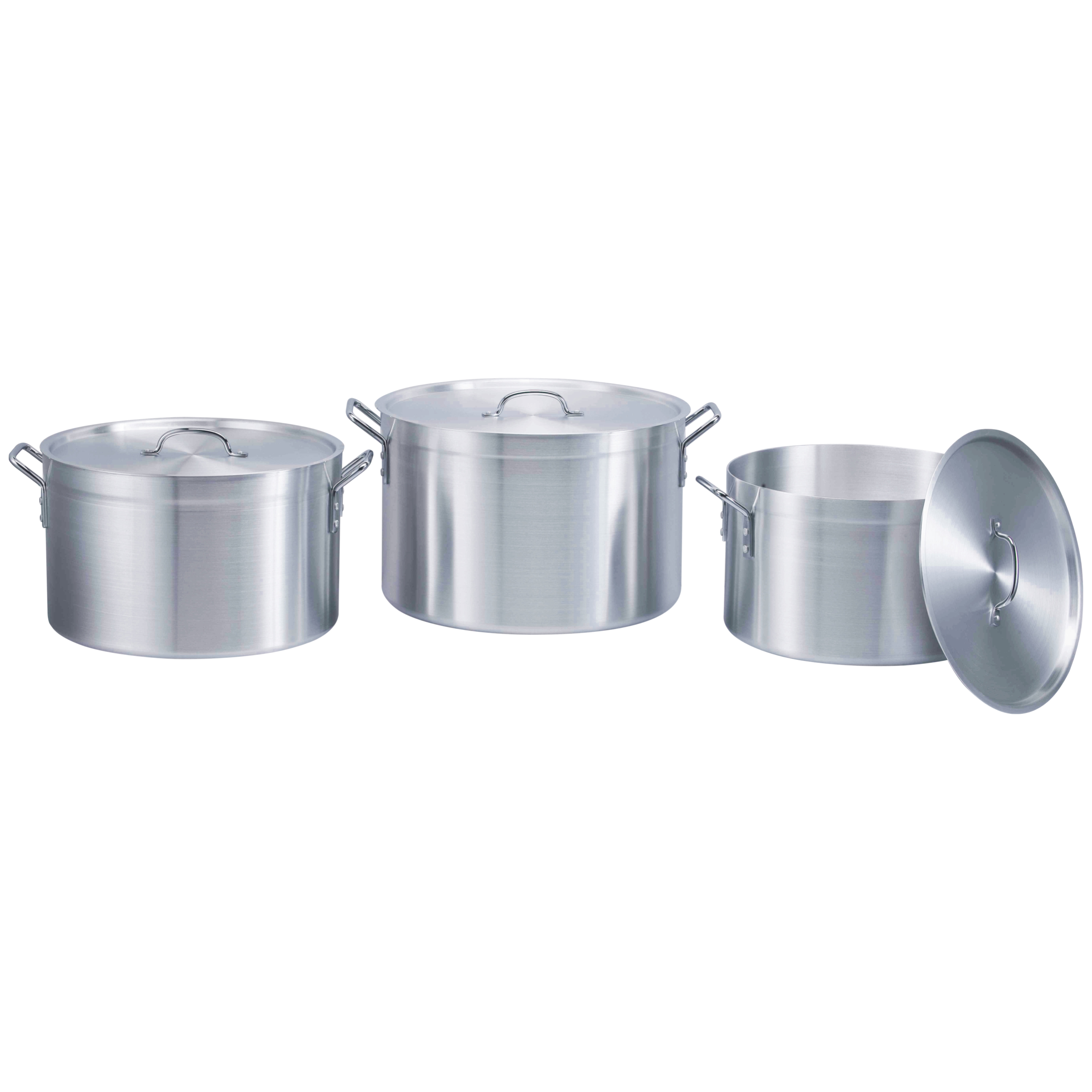 Aluminium Sauce Pot with Thicker Gauge,Sanded