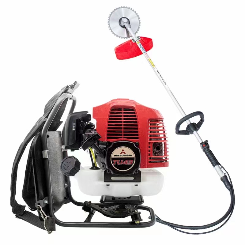 Mitsubishi TU43 Two-stroke Grass Cutter Gasoline Mower Side-mounted Brush Cutter Weeding Machine