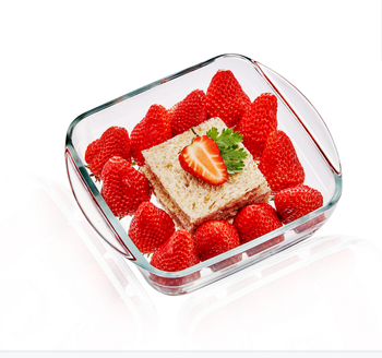 high borosilicate glass baking dish