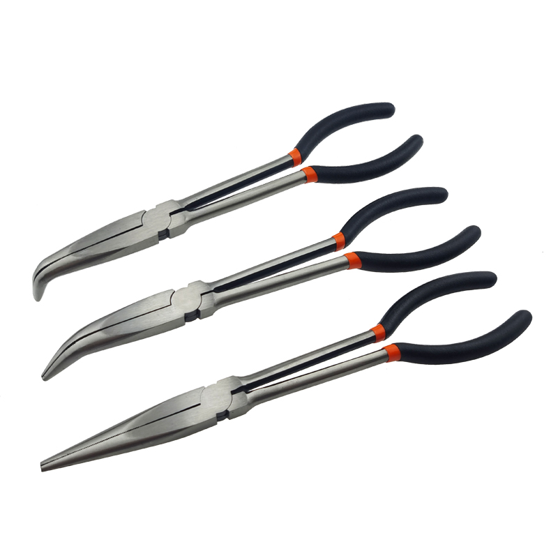 High Quantity 11in Long reach pliers 0° 45° 90°