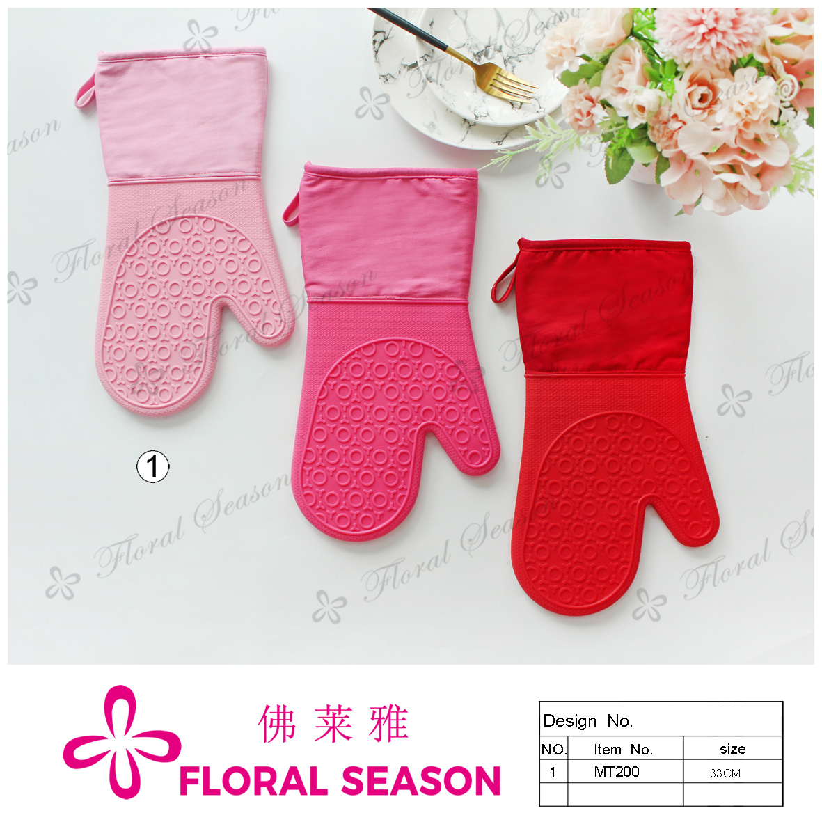 Silicone Oven Mitt, Oven Glove