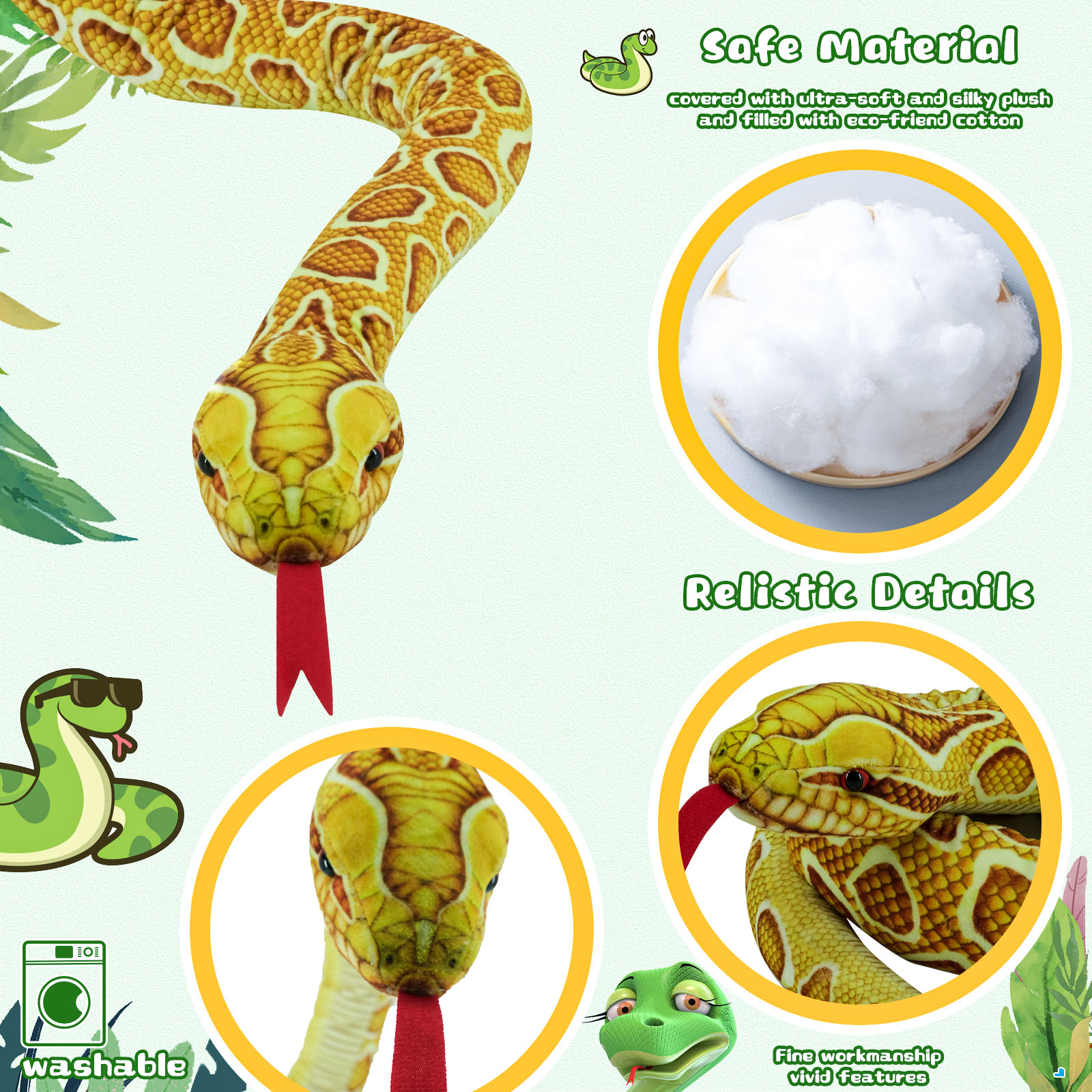 plush snakes