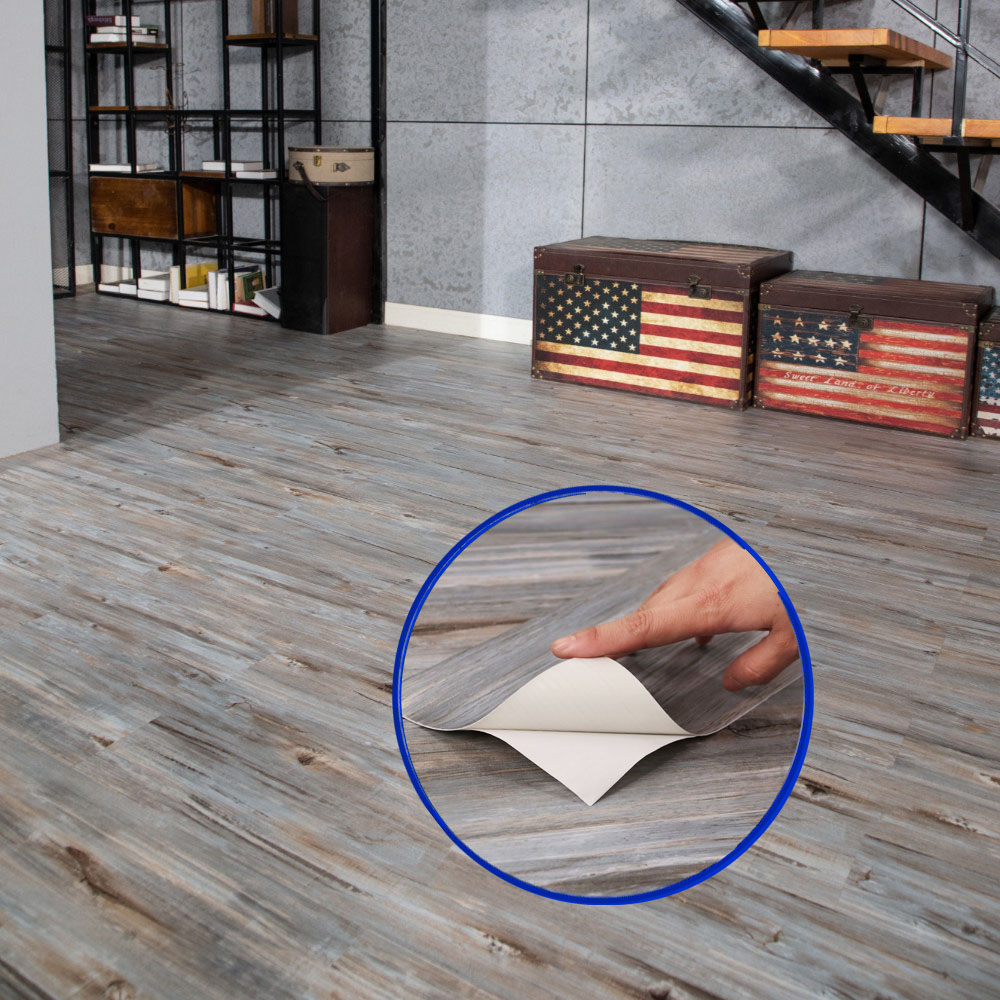 Vinyl adhesive Wood Plank Flooring