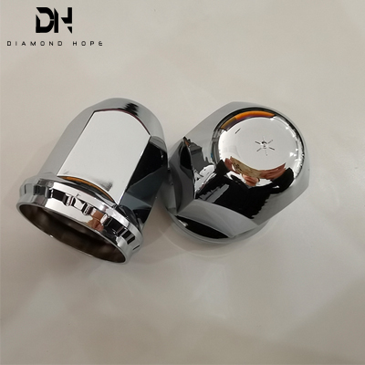 32/33 hex push-on chrome abs truck wheel lug nut caps covers