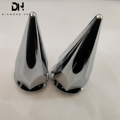 123mm height 33mm chrome abs truck lug nut covers
