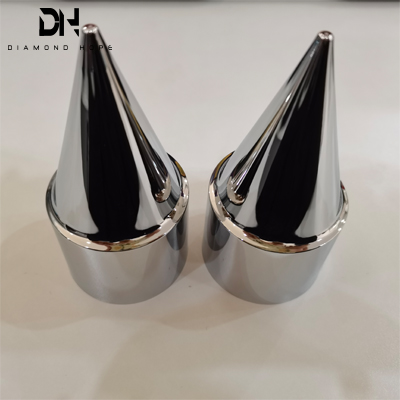 33 hex abs plastic chrome truck lug nut caps covers