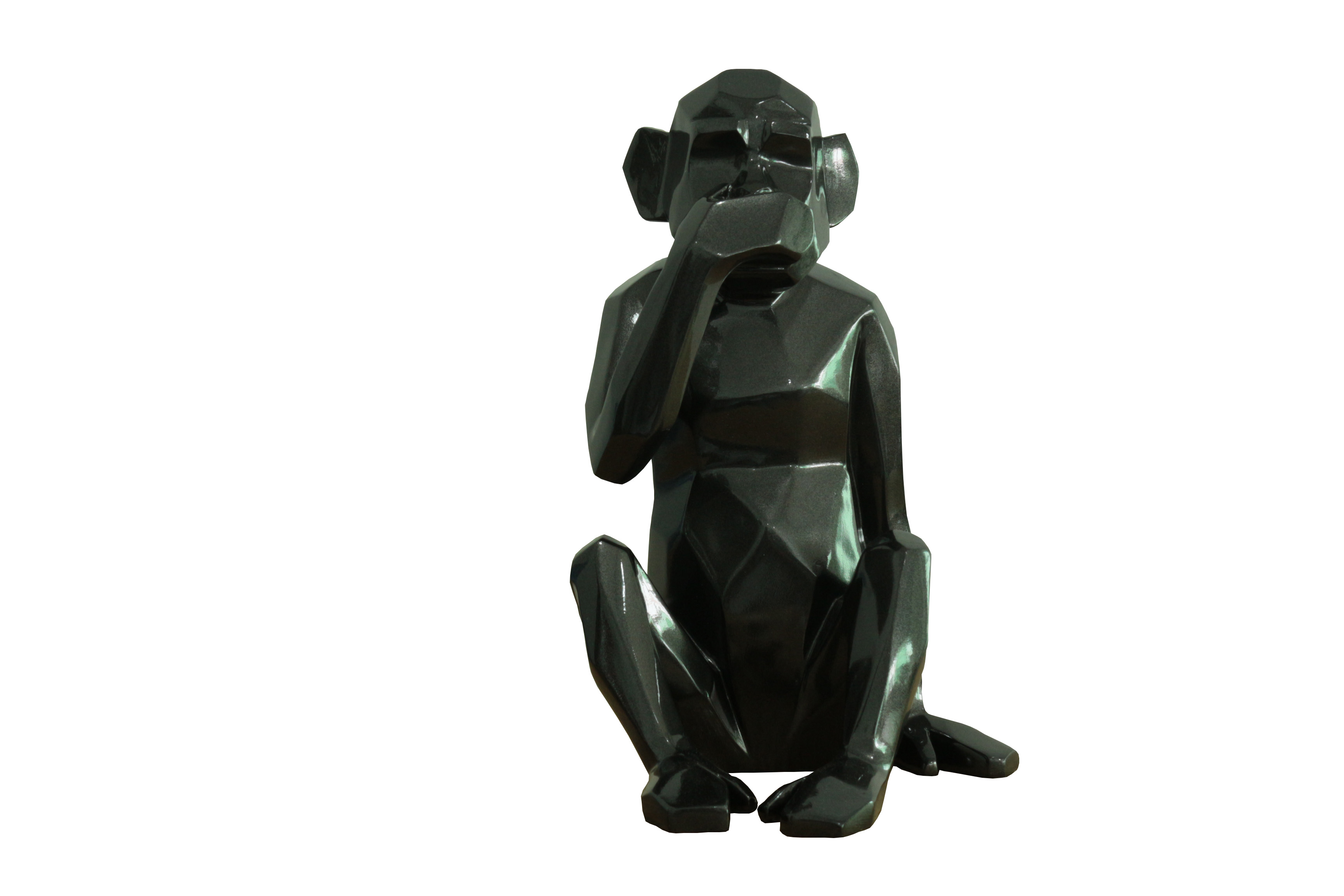 "No speak" Momkey Sculpture