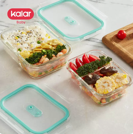 Portable glass lunch box