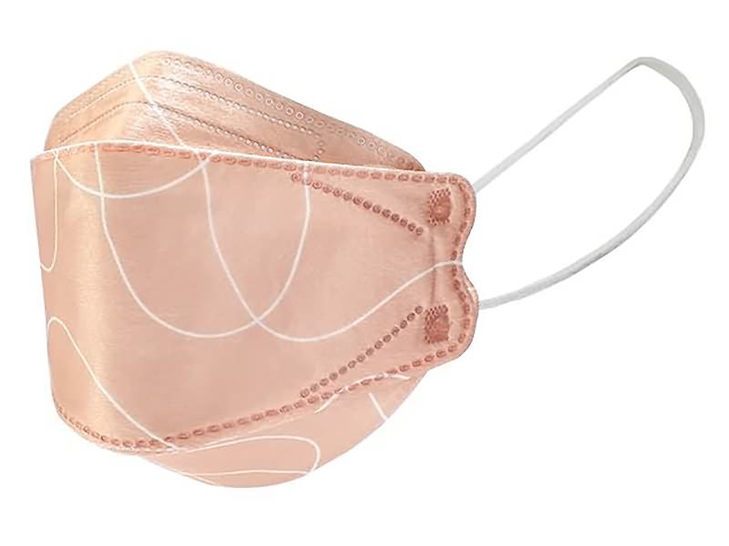 3D KF94 Fish Type Protective Filter Face Mask Khaki/Beige (GB 2026-2019)