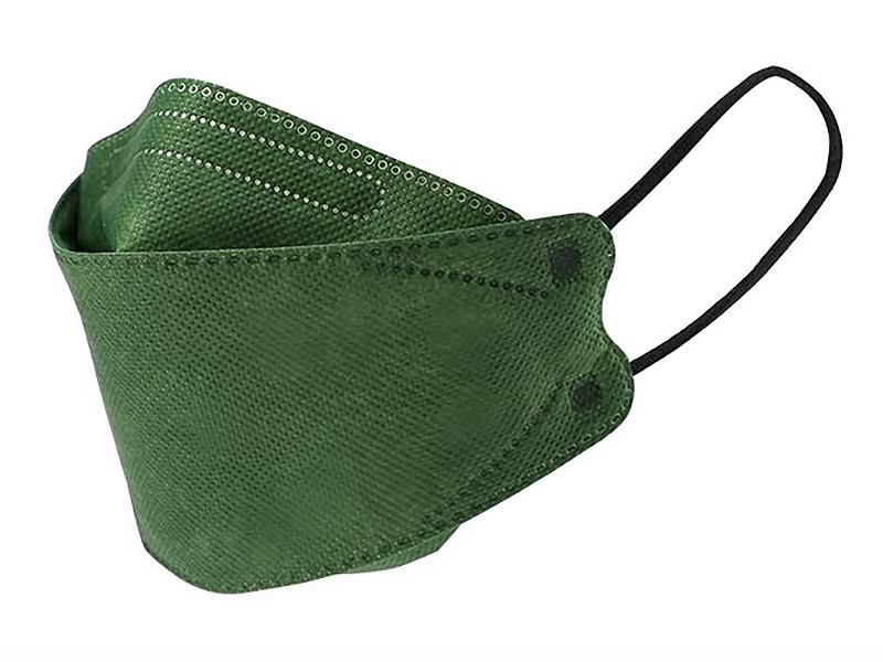 3D KF94 Fish Type Protective Filter Face Mask Olive Green (GB 2026-2019)