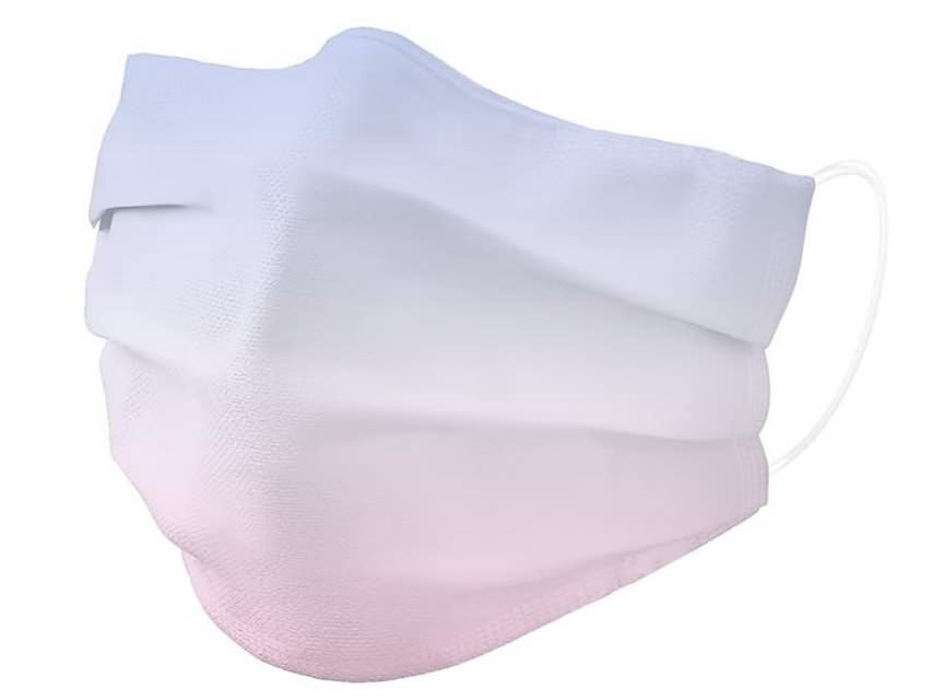 3 Ply Medical Disposable Mask (Pink Gradient)