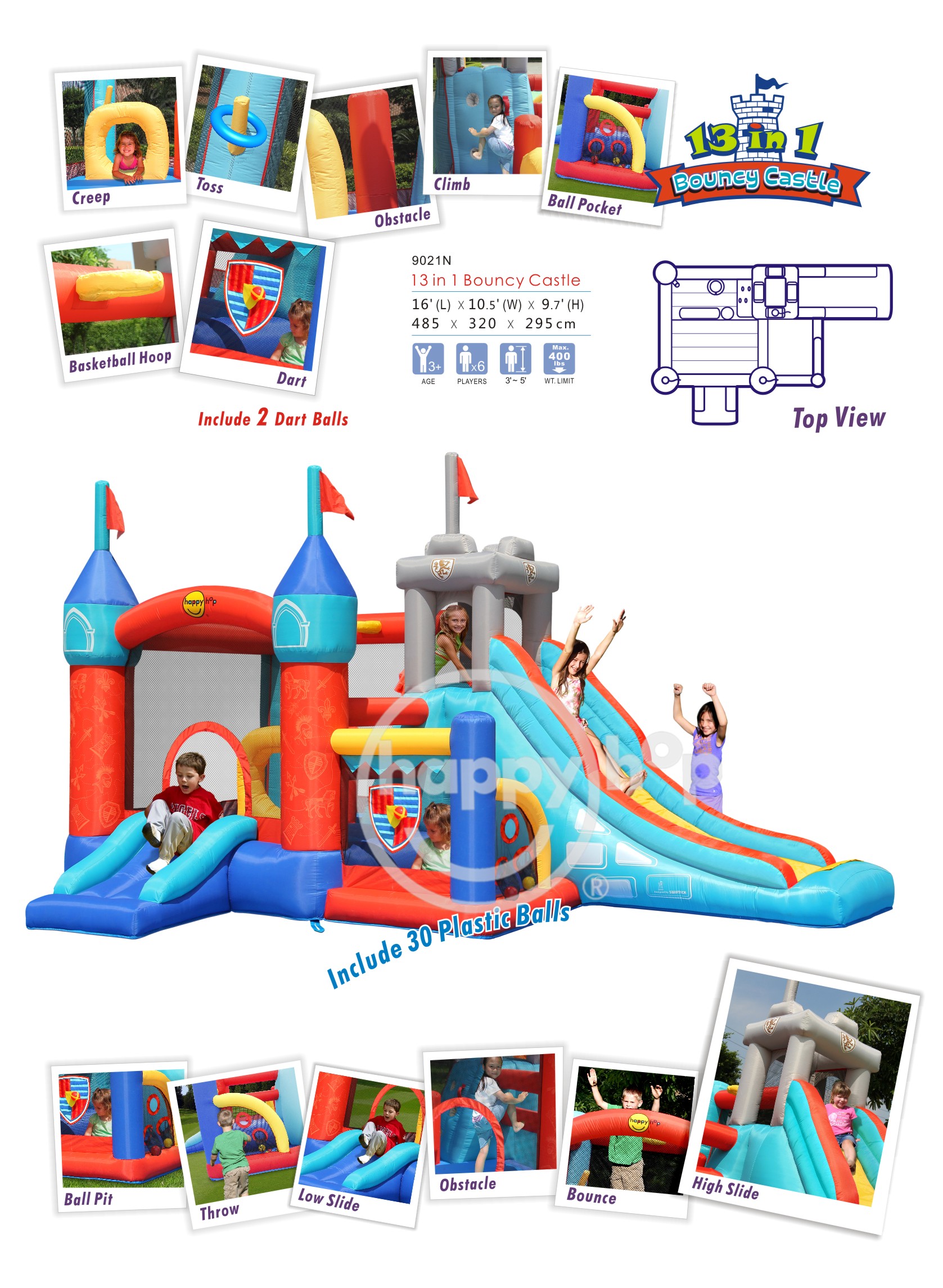 13 in 1 Bouncy Castle