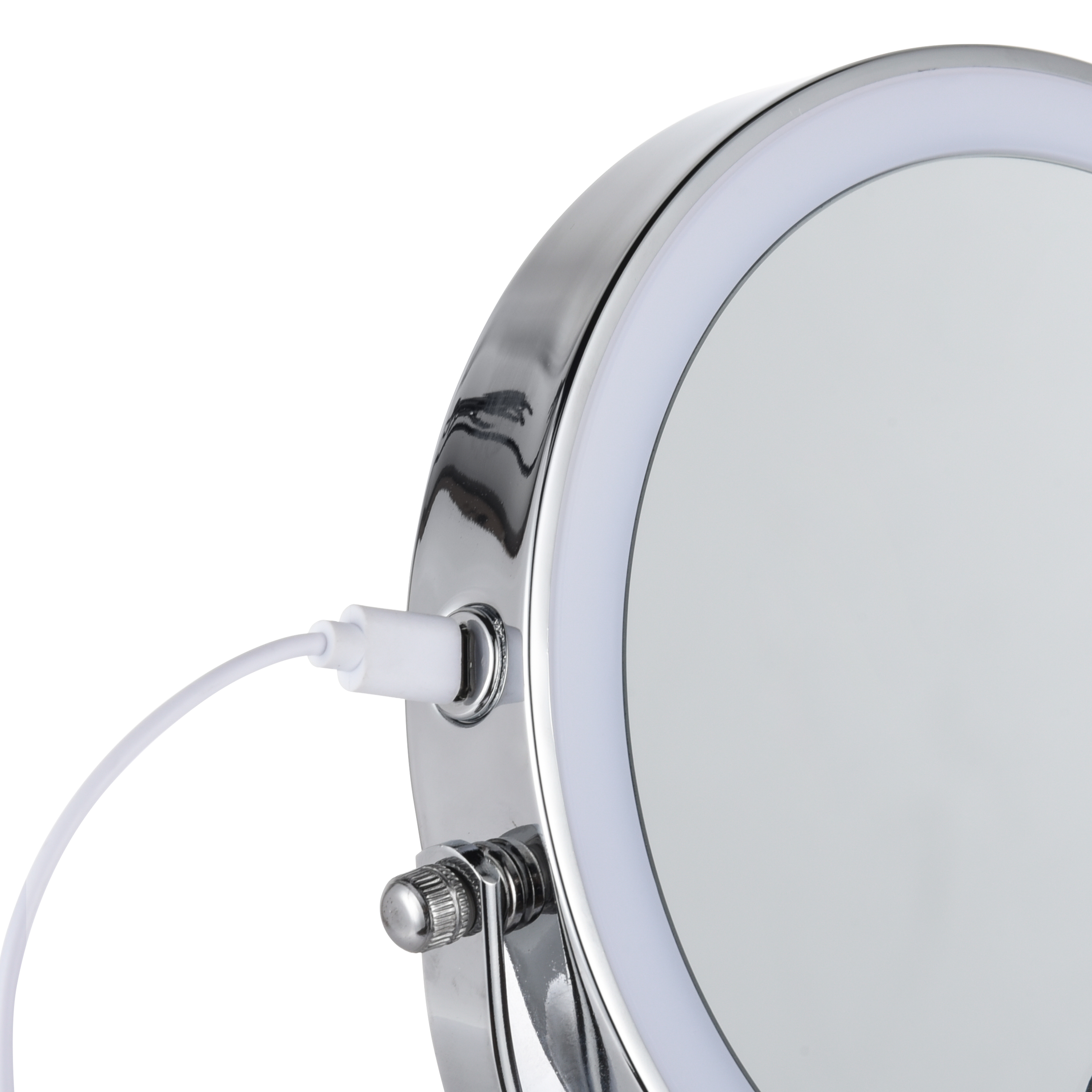 7 inch rechargeable LED table vanity mirror
