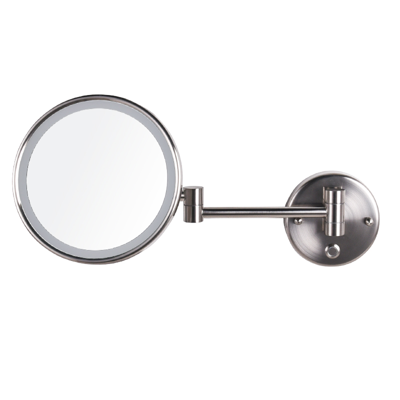 8 inch single side LED wall mount mirror for Hotel