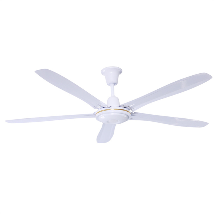 5 blade white ceiling fan