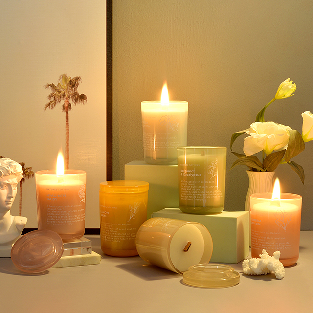 Soy wax scented candles