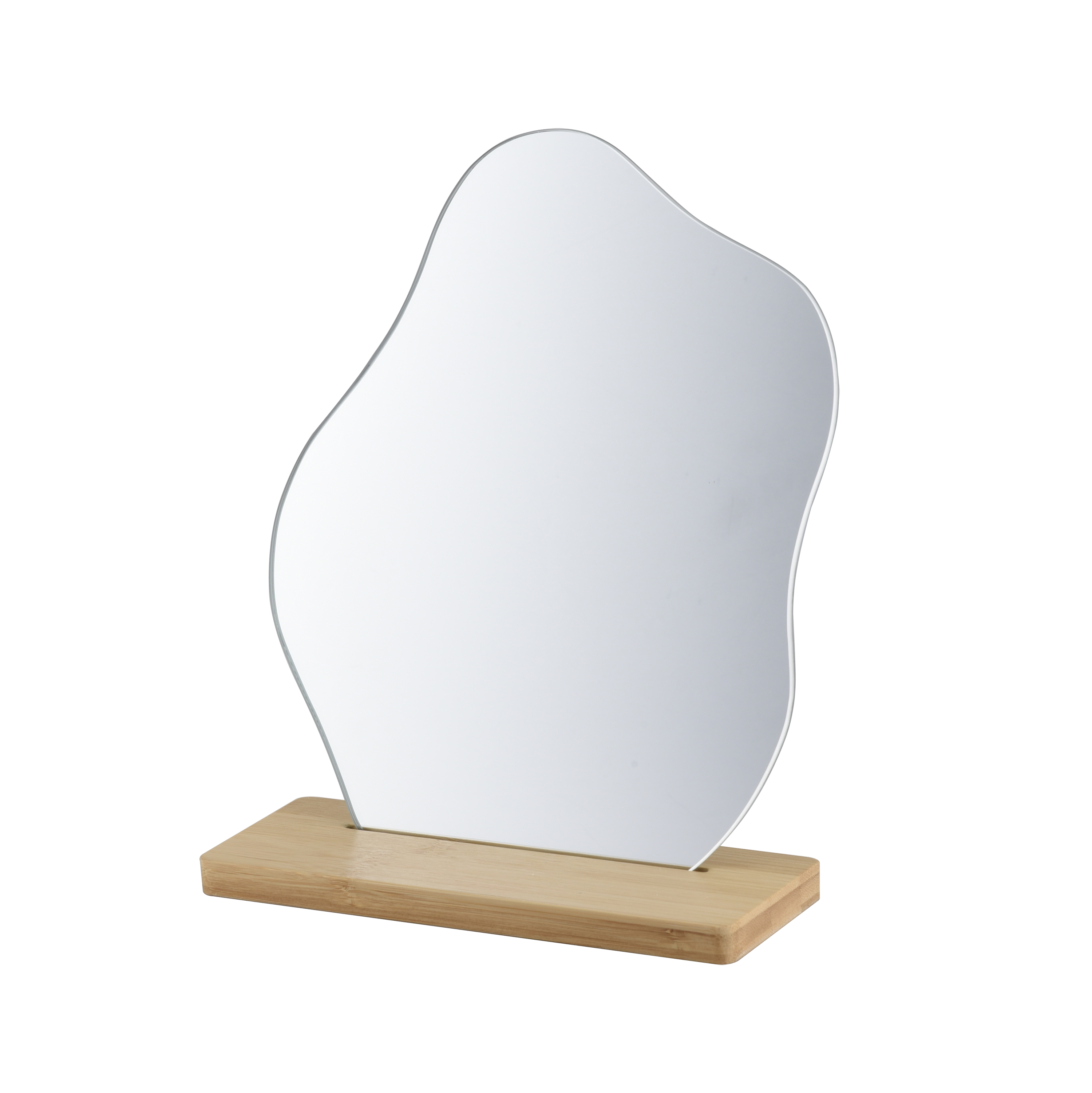 Home Deco Cloud shape bamboo table mirror
