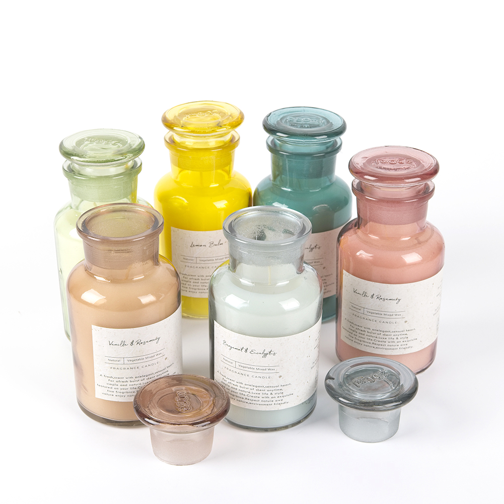 Home Wholesale Glass Jar Candle Soy Wax Luxury Scented Candles Gift