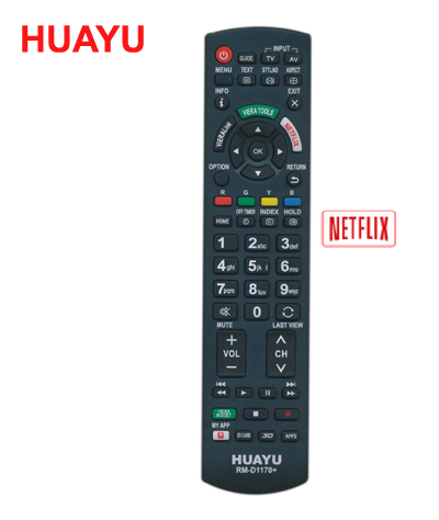 Universal Remote Control For Panasonic Tvs Rm-D1170+