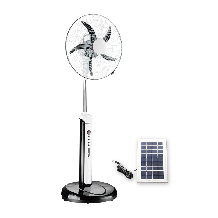 Cheap price 16inch ac/dc adjustable12v battery stand fan electr