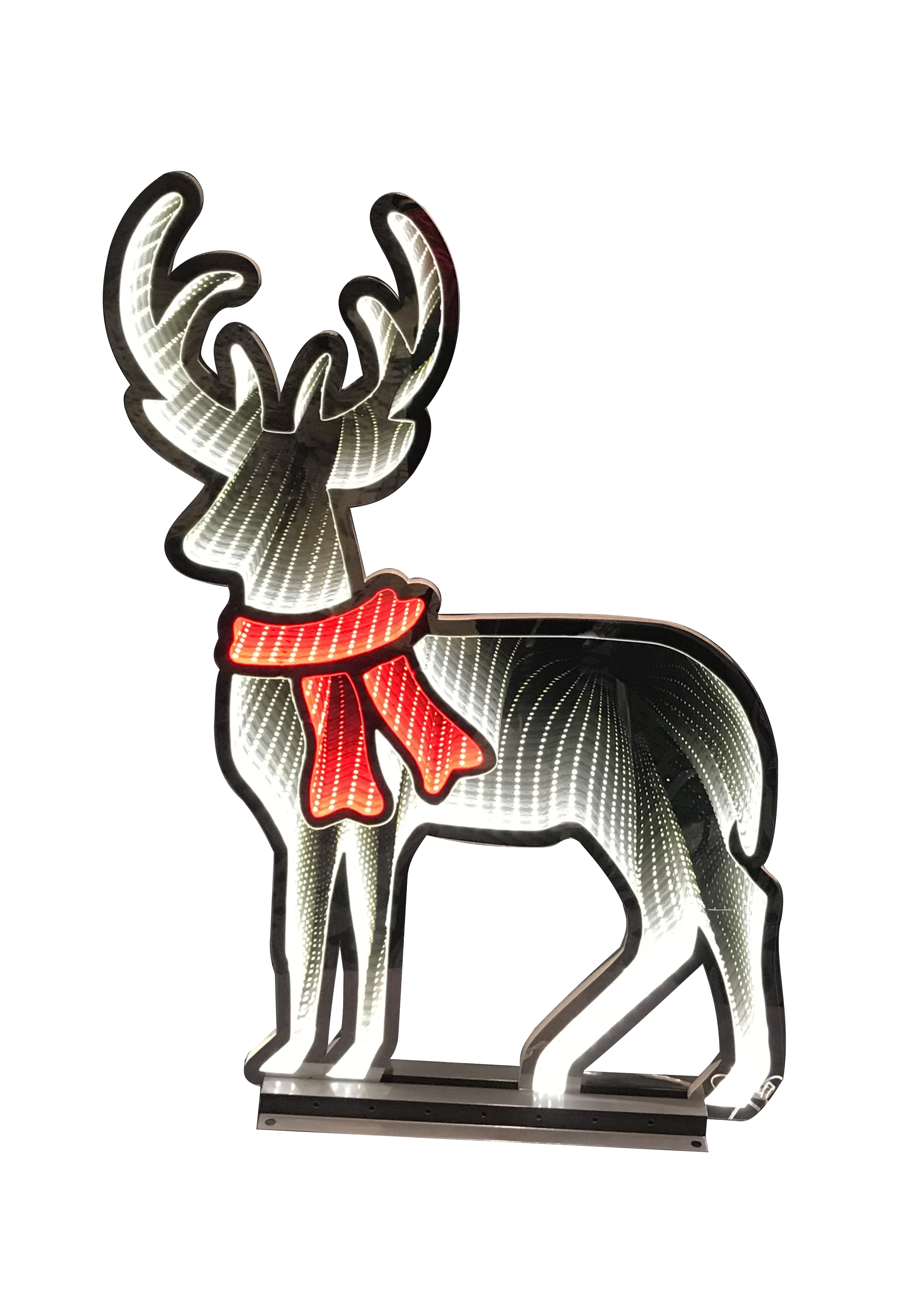 Christmas Lights Christmas Lighting Decoration Infinity Light Standing Deer