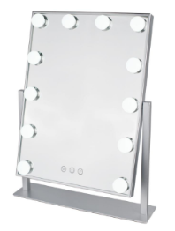 Frameless 12 Bulbs Hot selling LED Hollywood table vanity makeup mirror