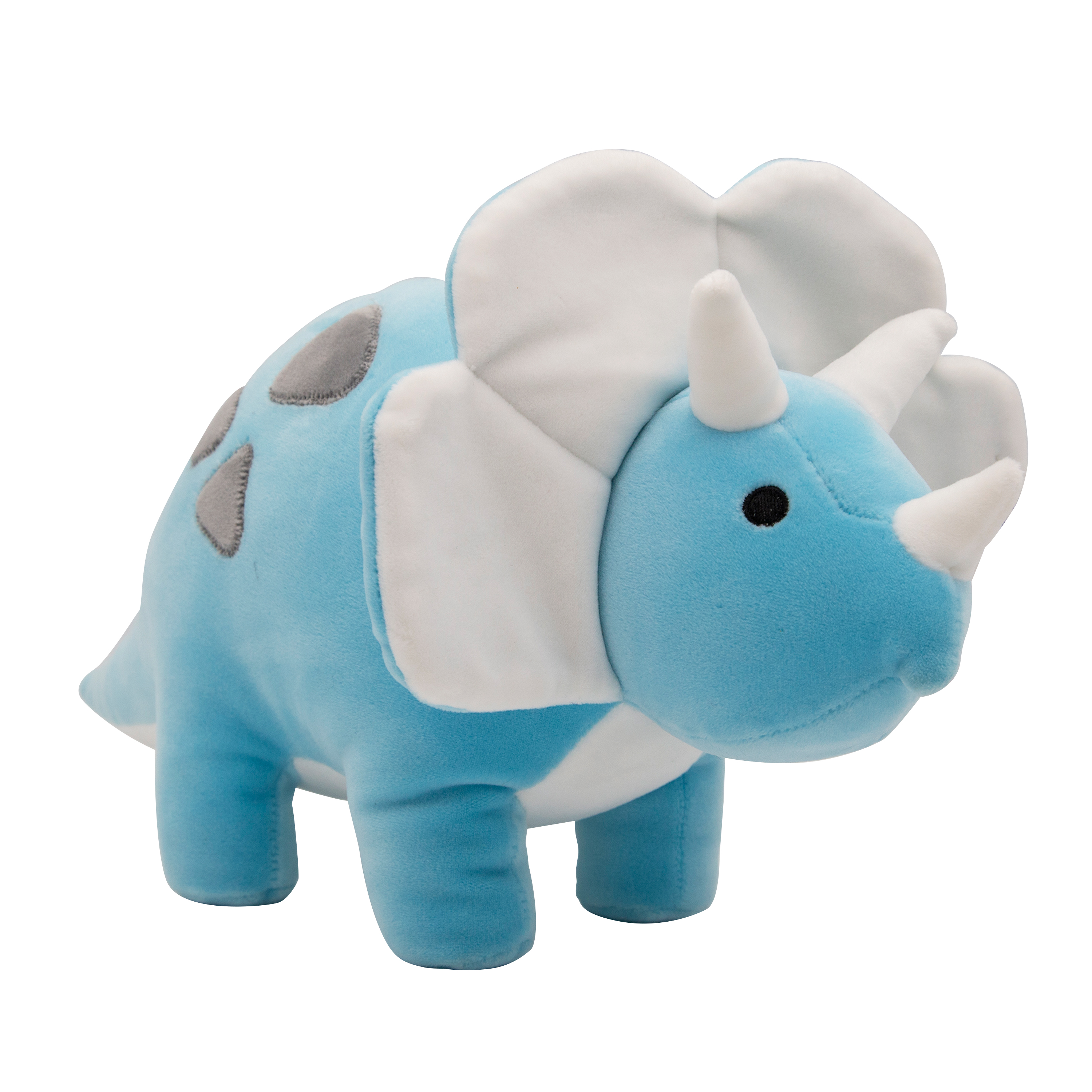 Triceratops plush toys custom made Stretch super soft fabric baby stuffed animal dinosaur pillow
