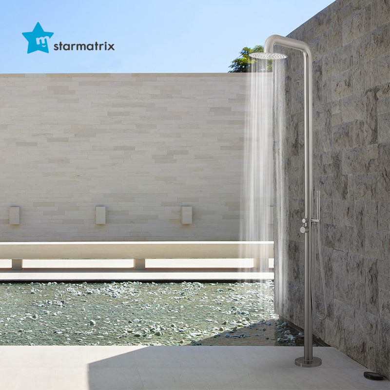 stainless steel solar shower