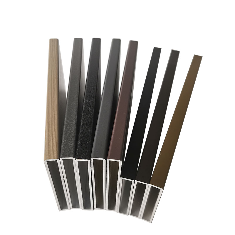 6000 Series Wood Grain 100x50x5mm Rectangular Aluminum Tube