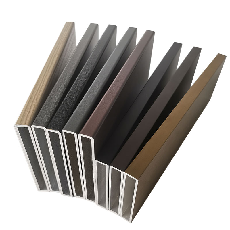 Aluminium Tube,Wood Grain Finish Aluminum Rectangular Tubes,Aluminum Tubes Wood Grain