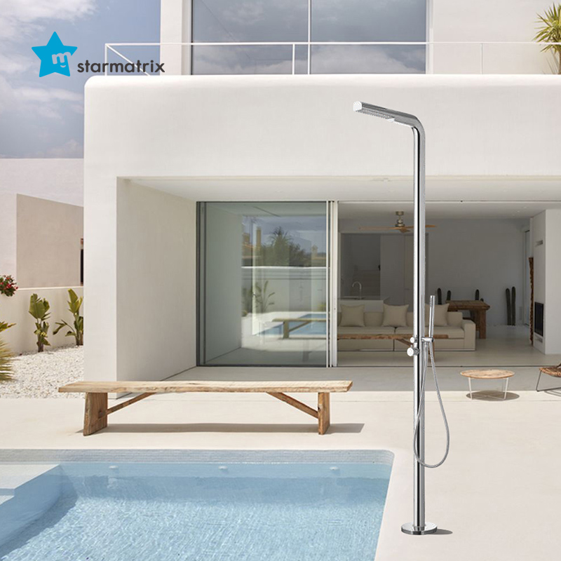 stainless steel solar shower