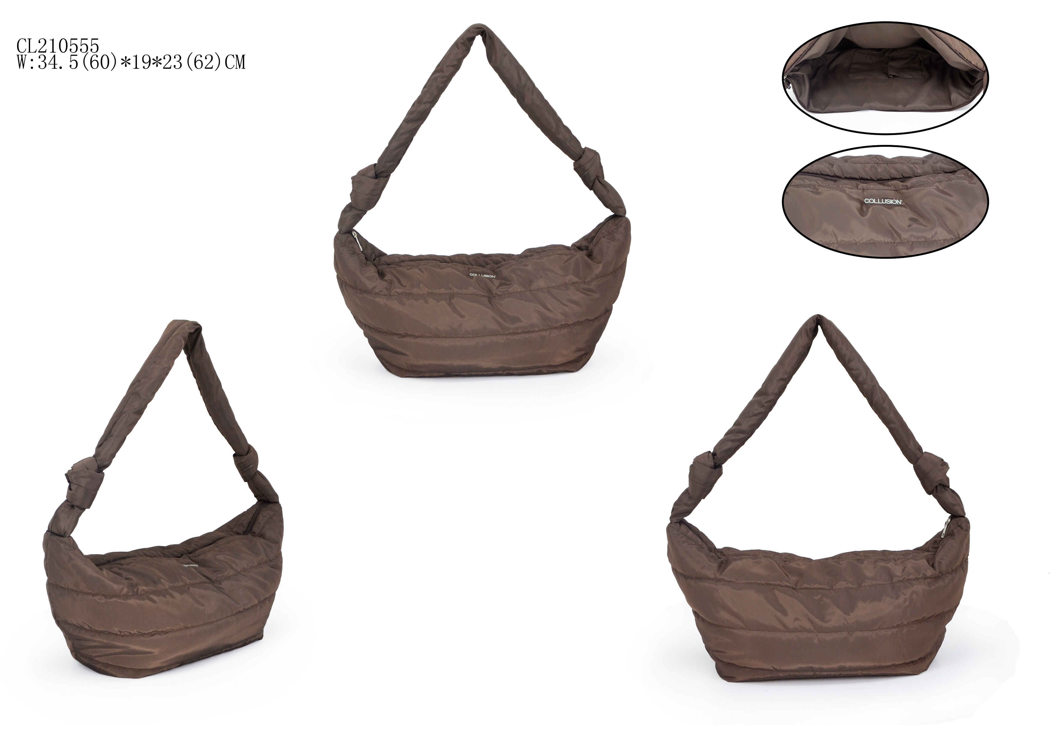 Crossbody bag for leisure and neutral