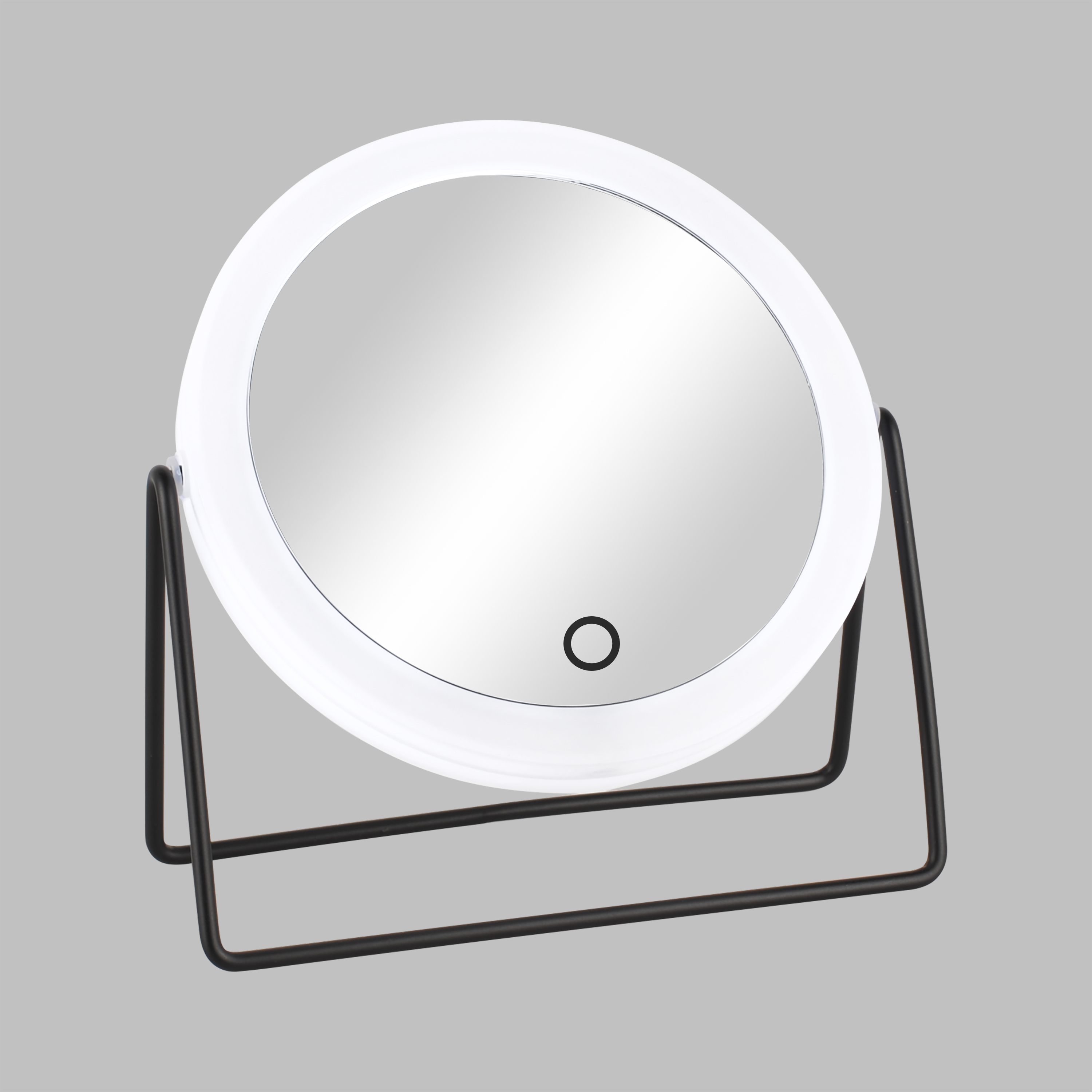 Rechargeable Dual Sides 6 inches LED table mirror