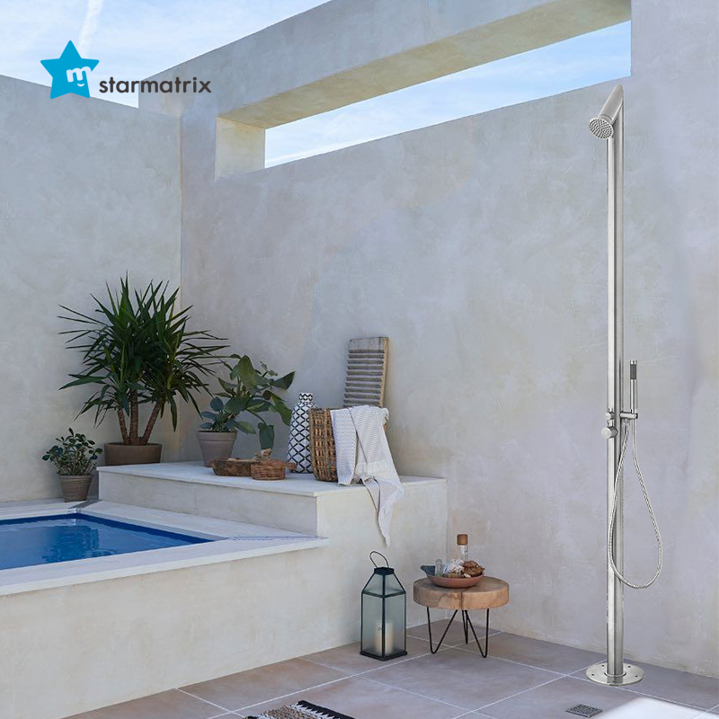 stainless steel solar shower