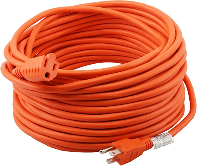 Epicord 16/3 Extension Cord Outdoor Extension Cord Orange Heavy Duty Extension Cord(Orange)