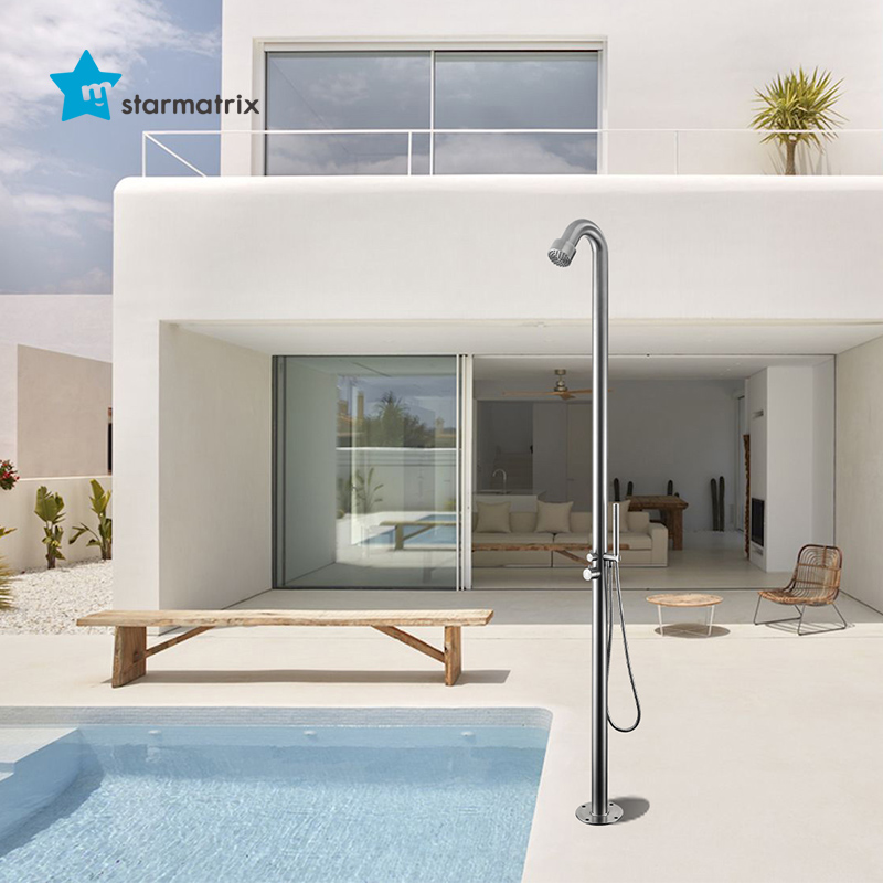 stainless steel solar shower