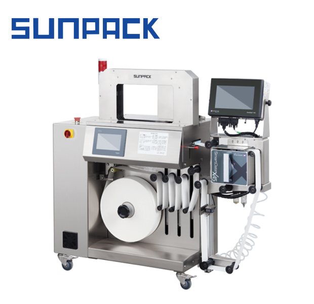 WK06-75PRSS vacuum feed banding machine with printer