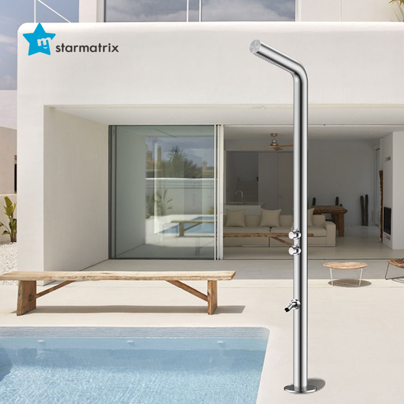 stainless steel solar shower