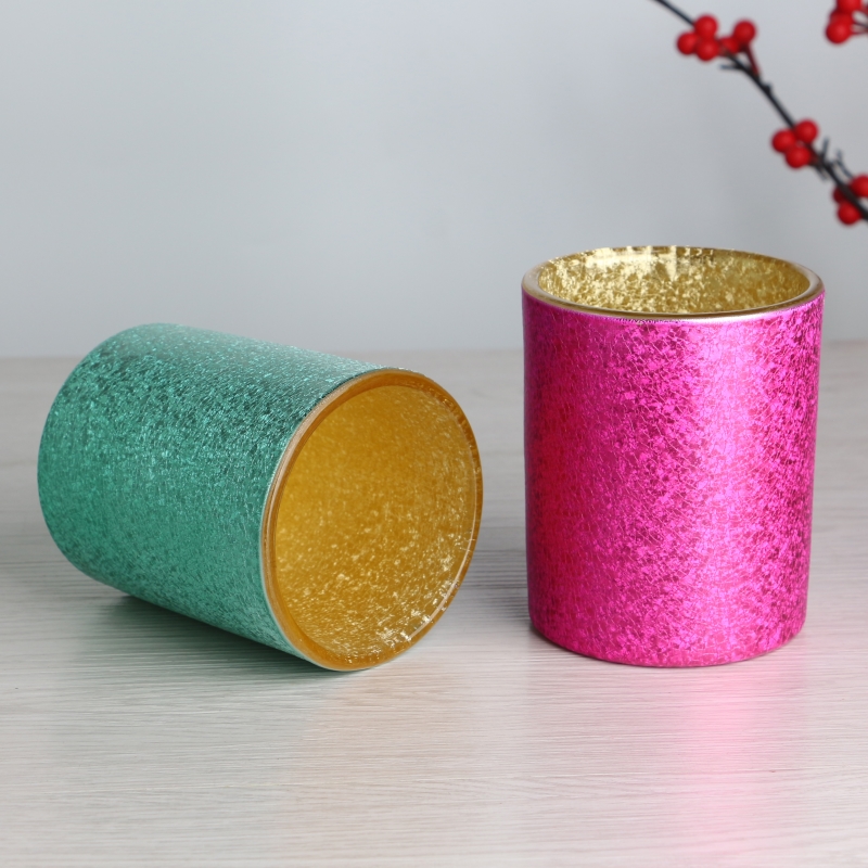 Special Shining Candle Jar Wholesale Colorful Container For Candle Making Factory Direct